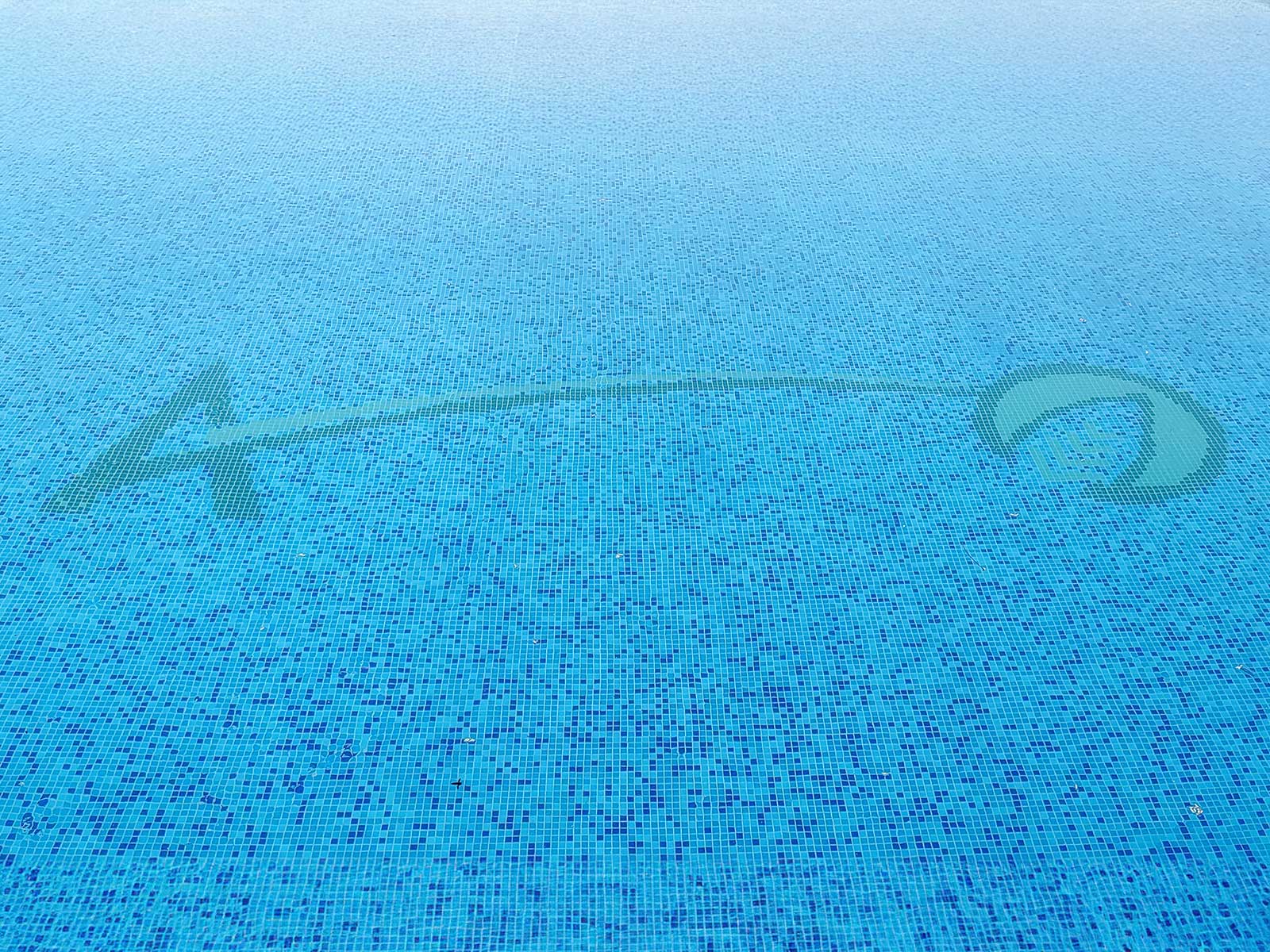 Pool image with Agrawal group logo